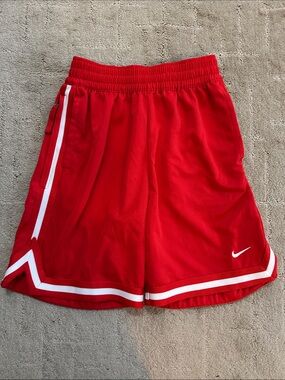 Nike boys shorts size medium Red
